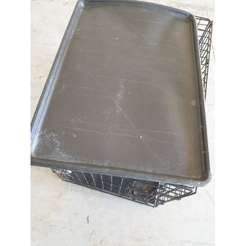 184 - Dog Cage, with Spare Tray, (Approx. 76 x 52 x 60cm)