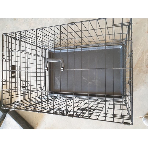 185 - Dog Cage, (Approx. 76 x 48 x 55cm)