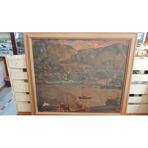 51 - Original Painting by Russian Artist Kozlov Vyacheslav Nikolaevich (1923-1988) , Oil on Canvas, Signe... 