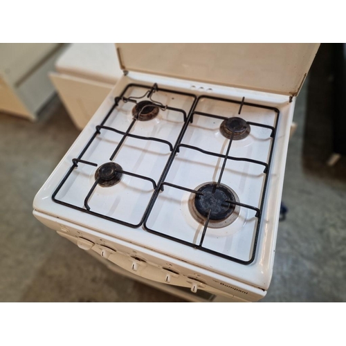 217 - 'Bompani' Free Standing Gas Oven and 4-Ring Gas Hob, White Colour