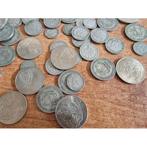 70 - Large Collection of Assorted Vintage Cypriot Coins; 25, 50 , 100 & 500 Mils, Commemorative £1, etc, ... 