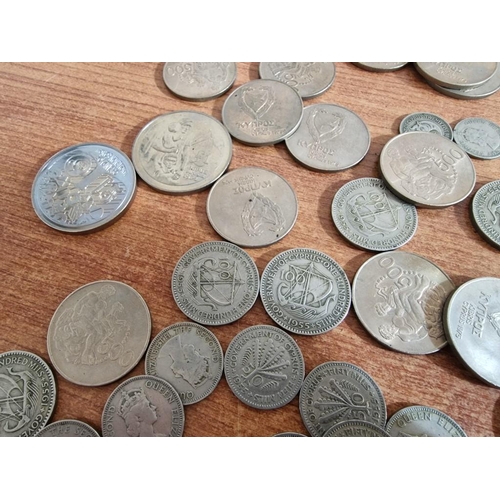 70 - Large Collection of Assorted Vintage Cypriot Coins; 25, 50 , 100 & 500 Mils, Commemorative £1, etc, ... 