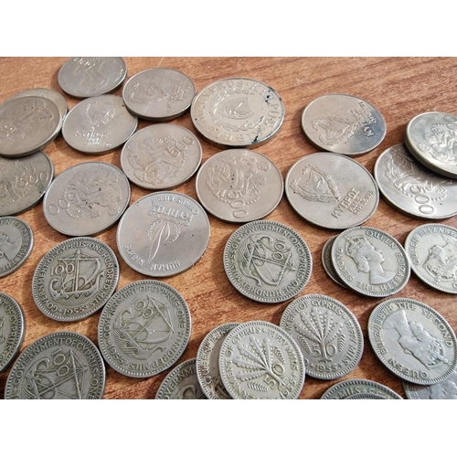 70 - Large Collection of Assorted Vintage Cypriot Coins; 25, 50 , 100 & 500 Mils, Commemorative £1, etc, ... 