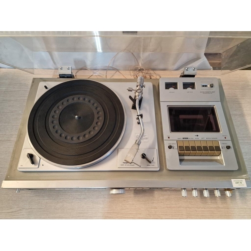 73 - Toshiba Stereo Music Centre (Model: SM-3100C) with Turntable, Radio and Cassette Deck, (Untested / N... 