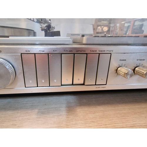 73 - Toshiba Stereo Music Centre (Model: SM-3100C) with Turntable, Radio and Cassette Deck, (Untested / N... 