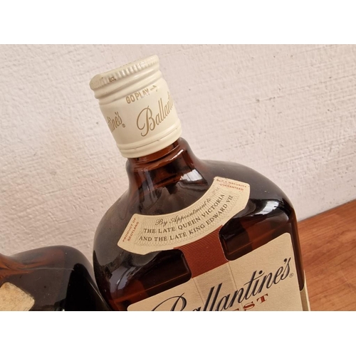 85 - 2 x Bottles of Ballantine's Finest Scotch Whisky, Together with Cointreau and Creme De Menthe, (4)