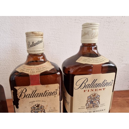 85 - 2 x Bottles of Ballantine's Finest Scotch Whisky, Together with Cointreau and Creme De Menthe, (4)