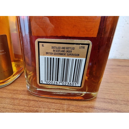 87 - 3 x Bottles of Johnnie Walker Old Scotch Whisky; 12 Year Extra Special Black Label (1 Ltr), Red Labe... 