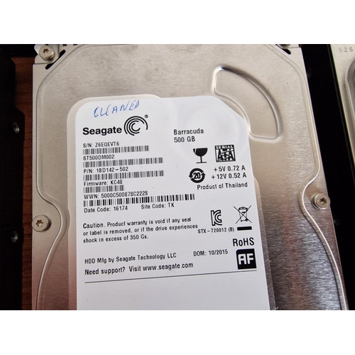 256 - 7 x Computer Hard Drives; Incl. HGST 6TB (2015), WD 250GB (2011), Toshiba 1TB (2019), WD 500GB (2011... 