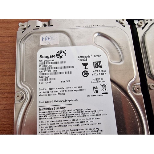 256 - 7 x Computer Hard Drives; Incl. HGST 6TB (2015), WD 250GB (2011), Toshiba 1TB (2019), WD 500GB (2011... 