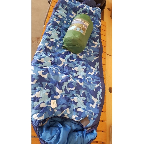 439 - 1 x Adult Sleeping Bag, In Bag, Together with 1 x Child Sleeping Bag, (Approx. Sizes 280cm x 80 and ... 