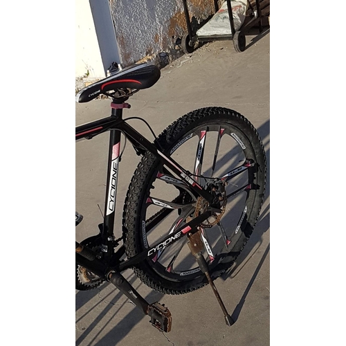 1 - CYC1ONE 'Cross-Tech Unique 51' Men's Mountain Bike, Black & Red Colour with Front Suspension, 21-Spe... 