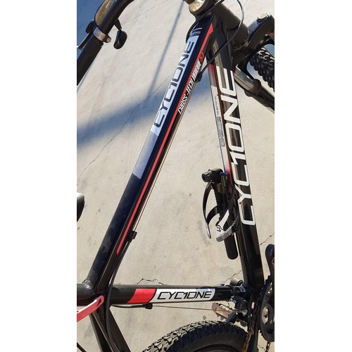 1 - CYC1ONE 'Cross-Tech Unique 51' Men's Mountain Bike, Black & Red Colour with Front Suspension, 21-Spe... 