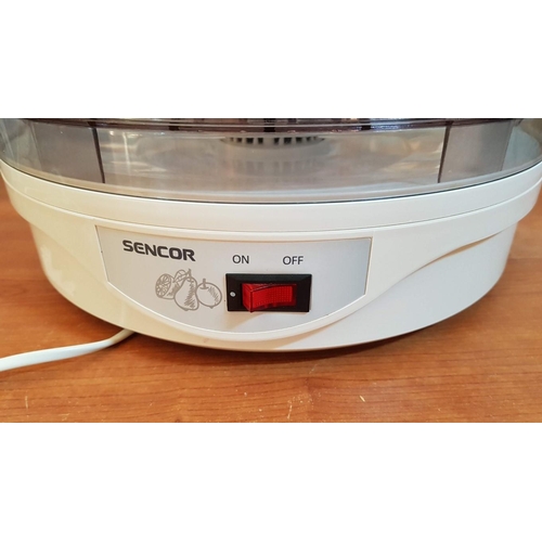 350A - 'Sencor' Food Dehydrator, Model: SFD 135E, 5X Trays, Basic Test - Working when Lotted.