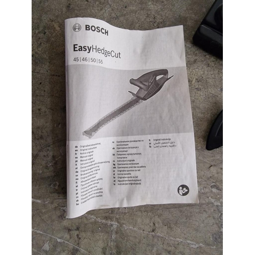 148A - Bosch 'EasyHedgeCut 45' Electric Hedge Cutter, with Box and Intsructions, * Looks Unused, Basic Test... 