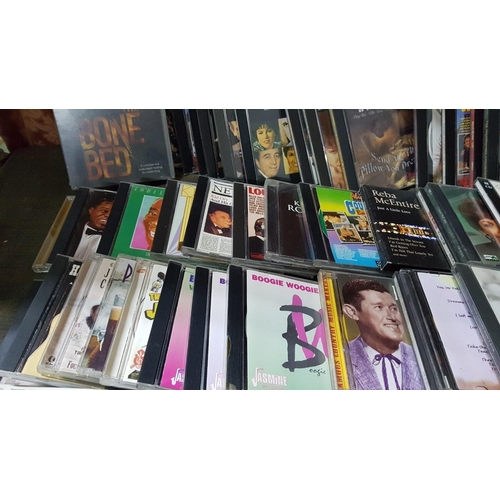 343 - Large Collection of More Than 50x CDs with Different  Types of Music, Inc: Jazz, Country Music and O... 