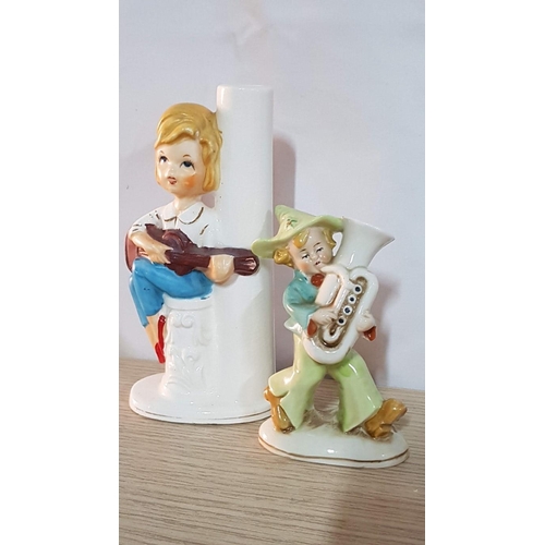 310 - Retro Collection of Ceramic and Porcelain Figurines, x7, 
H: 9.5cm-15.5cm.