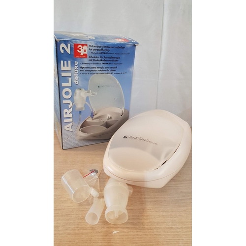 346 - 'Airjolie2' Piston-Type Compressor Nebulizer for Aerosol Therapy. Together with 'Kyara' Set of Acces... 