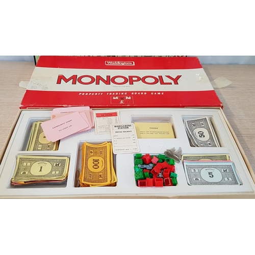 50 - Vintage Waddingtons 'Monopoly' Board Game, Original Classic Property/Strategy Game (1961).