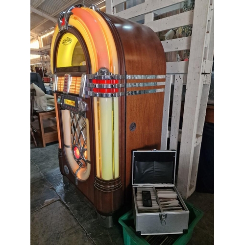 7 - The Wurlitzer 1015-CD ‘One More Time’ Jukebox, (Circa 1984 Remake of the Iconic 1946 Model), a Strik... 