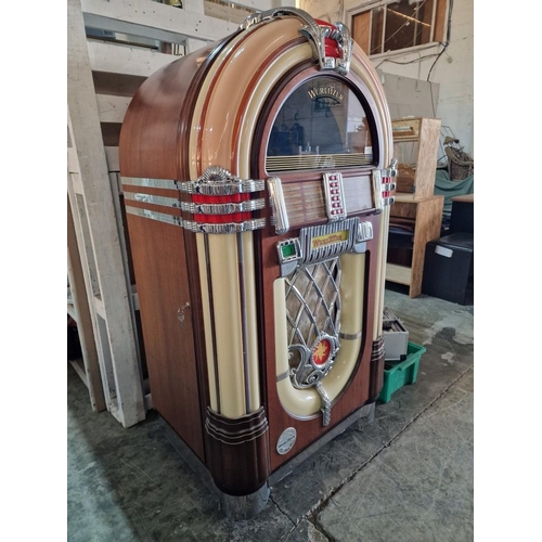 7 - The Wurlitzer 1015-CD ‘One More Time’ Jukebox, (Circa 1984 Remake of the Iconic 1946 Model), a Strik... 