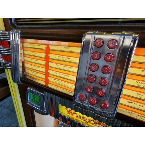 7 - The Wurlitzer 1015-CD ‘One More Time’ Jukebox, (Circa 1984 Remake of the Iconic 1946 Model), a Strik... 