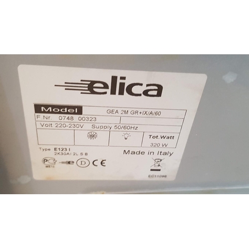 425 - 'Elica' Integrated Hood, Model: GEA 2M GR+IX/A/60, Untested, A/F.