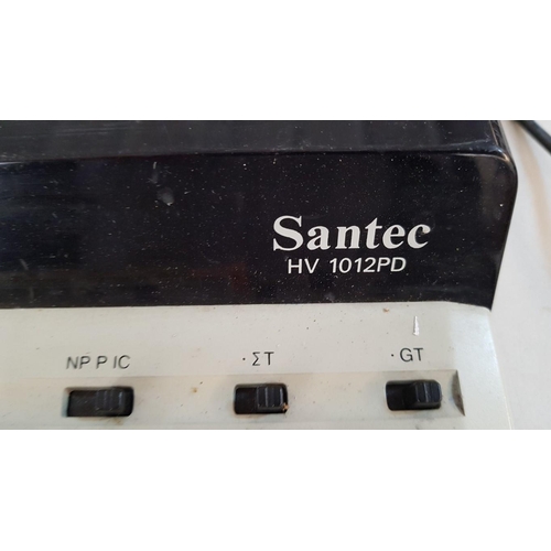 432 - 'Santec' Model: HV 1012PD Electric Office Printing Calculator-Code. Untested.