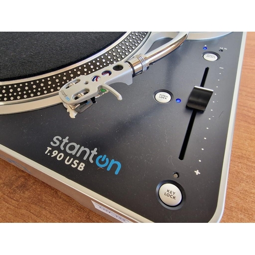 122 - Stanton T.90 USB Turntable, a Professional Quality DJ Turntable with High-Torque Direct Drive Motor ... 