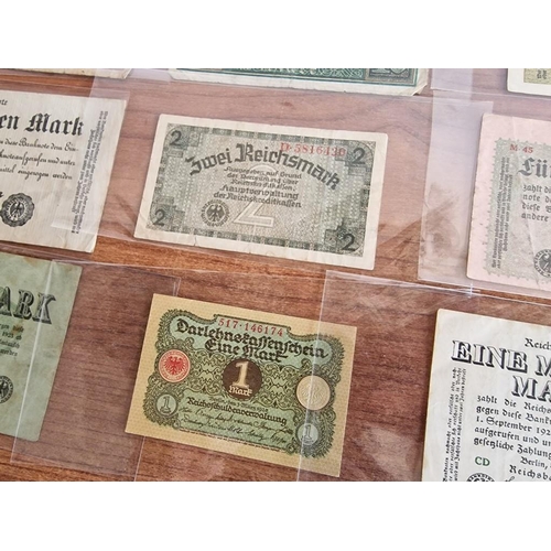 288 - Collection of 9 x Antique German Mark Bank Notes (see multiple catalogue photos)