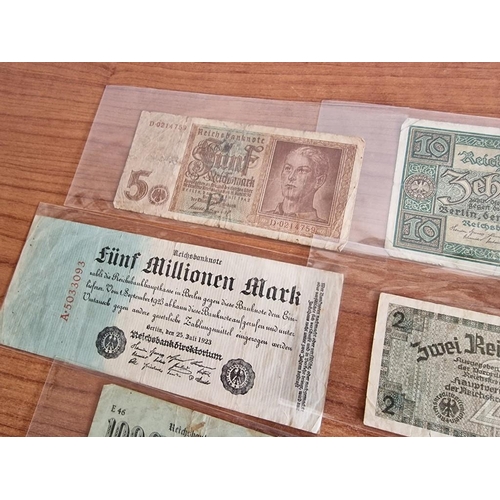 288 - Collection of 9 x Antique German Mark Bank Notes (see multiple catalogue photos)