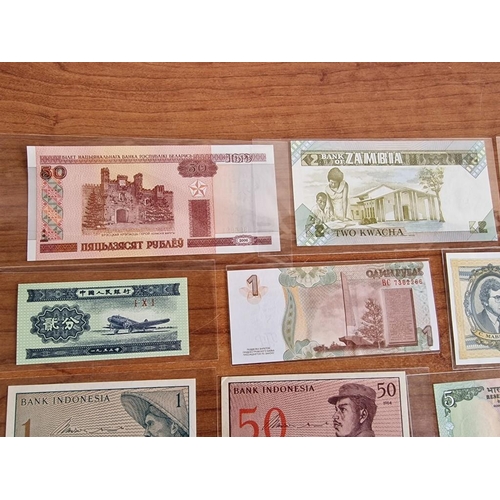 290 - Collection of 20 x Assorted World Bank Notes, Mostly in Uncirculated Condition (see multiple catalog... 