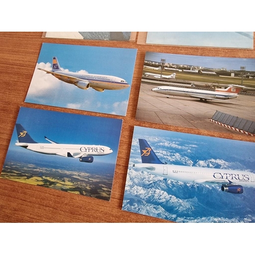 292 - Collection of Vintage Cyprus Airways and Olympic Airways Postcards (all unused, apart from one, date... 