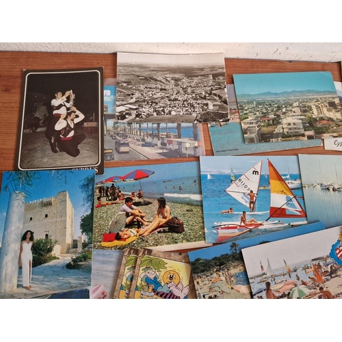 293 - Very Large Collection of Assorted Vintage Cypriot Post Cards, Mostly Unused, (see multiple catalogue... 