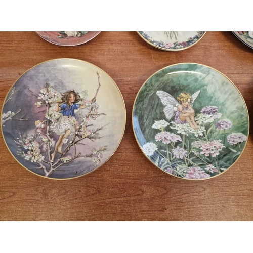 304 - Collection of 8 x Decorative Named Porcelain Wall Plates; 4 x Heinrich, Villeroy & Boch 'Flower Fari... 