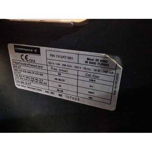 33 - 'Campingaz' Calor Gas Heater, (Model: IR 5000 Turbo), with Regulator, * Basic Test and Working *