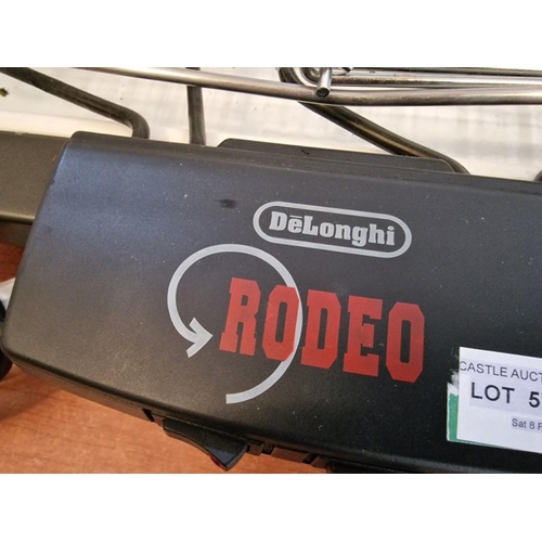 571 - Delonghi Rodeo Table-Top Electric Grill / Barbeque, with 'Easy Turn' Rack, * Basic Test & Working *