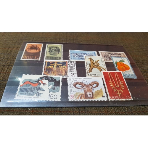 182 - Cyprus Post Collection: First Day Covers (X12) and Stamps.  x15