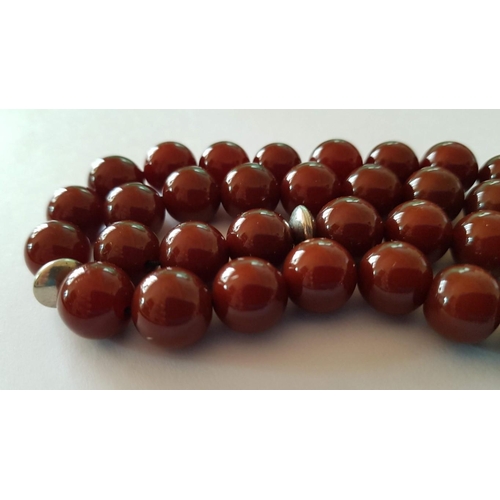 385 - Anatolia (Middle East) Komboloi- Worry Beads, Prayer Komboloi with 33x Natural Stones.