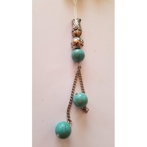 386 - Turquoises Stone Greek/Cyprus Worry Beads 'Komboloi'.