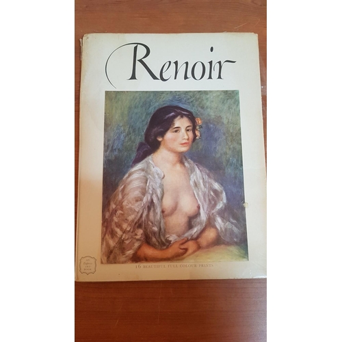 396 - 'Monet', 'Toulouse-Lautrec', 'Renoir', 'Degas', 4x Collection of Full Color Prints (16 Prints Each C... 