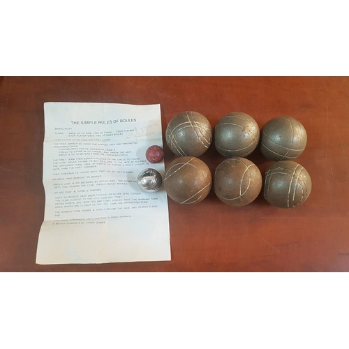 410 - Vintage French Game 'Boules'.