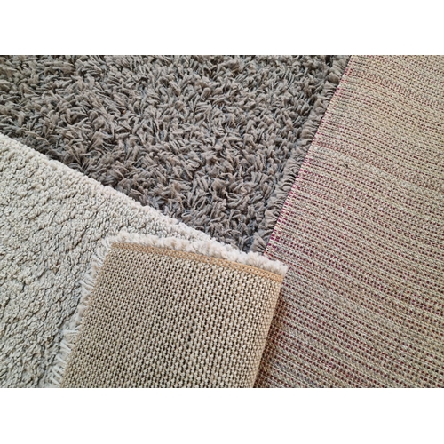 303 - 2 x Rectangular Carpets, Brown & Beige Colours, (Approx. 290 x 200cm and 150 x 80cm), (2)