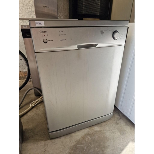 466 - Midea Silver Colour Dishwasher, (Model: WQP12-9240D), Untested