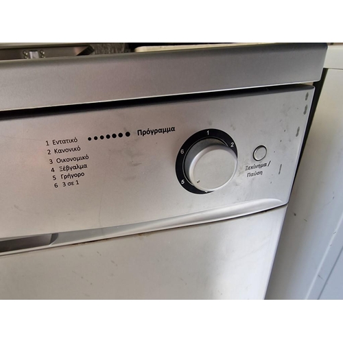 466 - Midea Silver Colour Dishwasher, (Model: WQP12-9240D), Untested