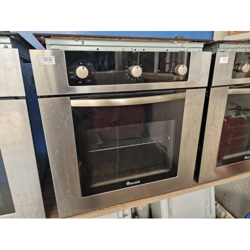 469 - Fulgor Stainless Steel Built-in Electric Oven (Model: F9901), Together with Fulgor 'Schott Ceran' El... 