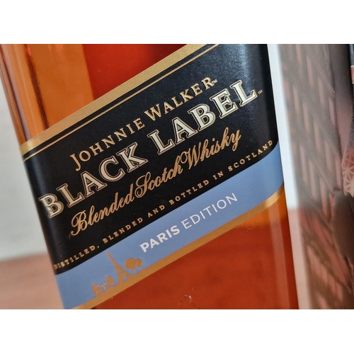 11 - Johnnie Walker Black Label Paris Edition, Aged 12 Years, (1Ltr, 40%), in Original Box