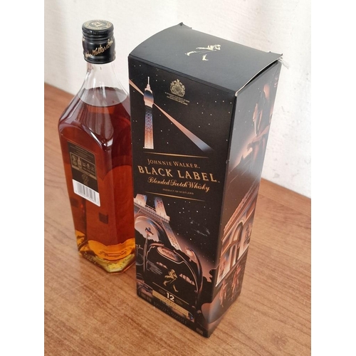 11 - Johnnie Walker Black Label Paris Edition, Aged 12 Years, (1Ltr, 40%), in Original Box