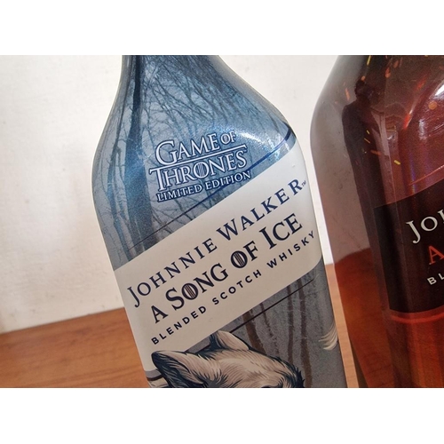 12 - Set of 3 x Johnnie Walker 'Game of Thrones' Limited Edition Blended Scotch Whiskies; A Song of Ice, ... 