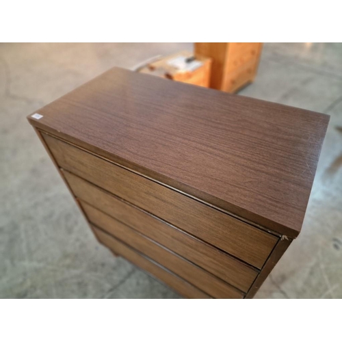 263 - Vintage / Mid-Century 4-Drawer Chest of Drawers, (Approx. 87 x 46 x 107cm)